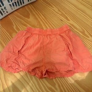 FREE PEOPLE GET FREE POPLIN PULL-ON SHORTS